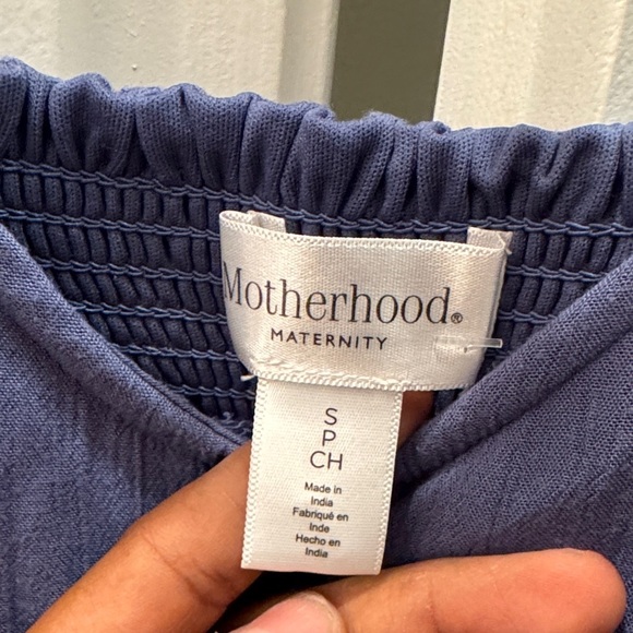 MOTHERHOOD maternity maxi dress in blue size S - Picture 9 of 13